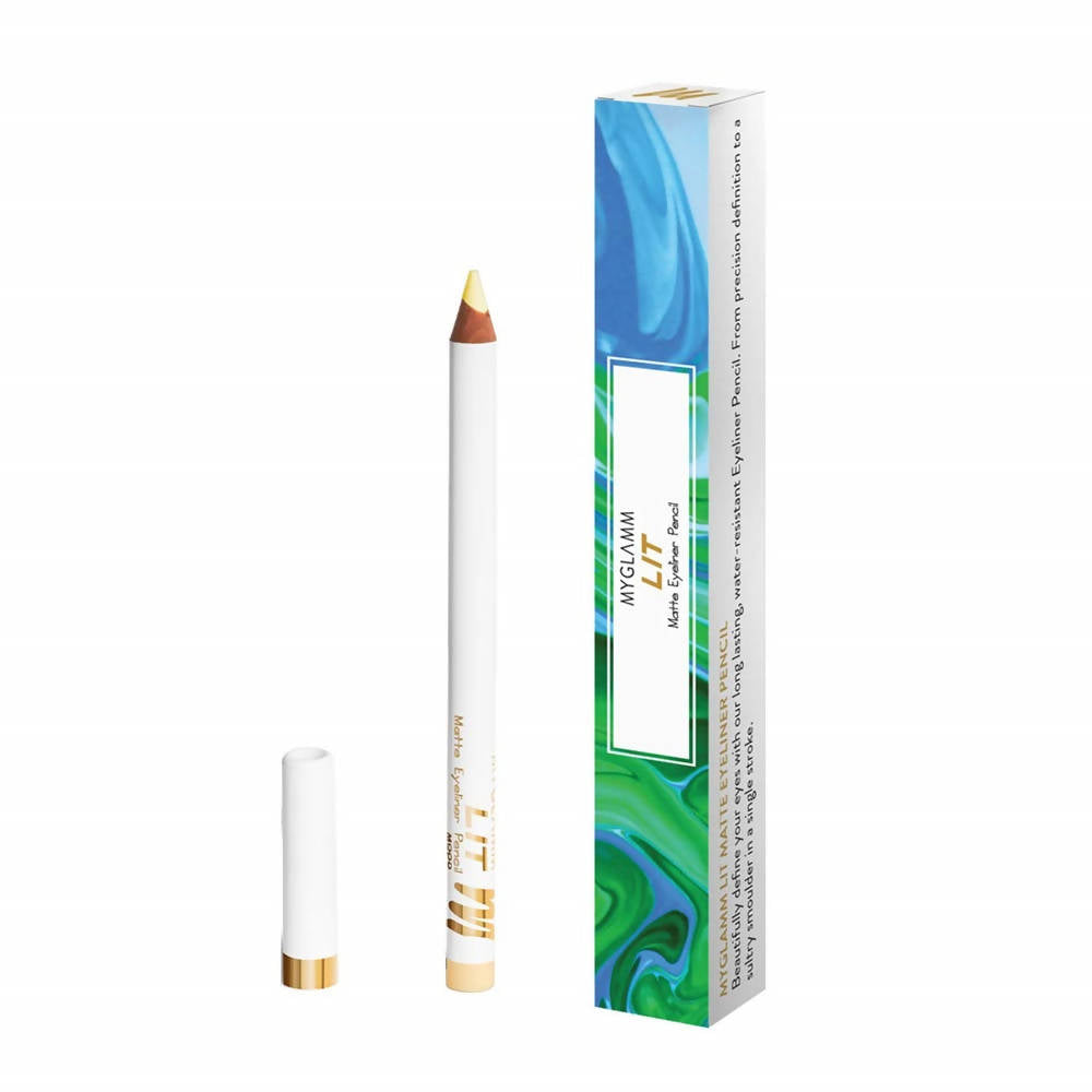MyGlamm LIT Matte Eyeliner Pencil - Mood (1.14 Gm)