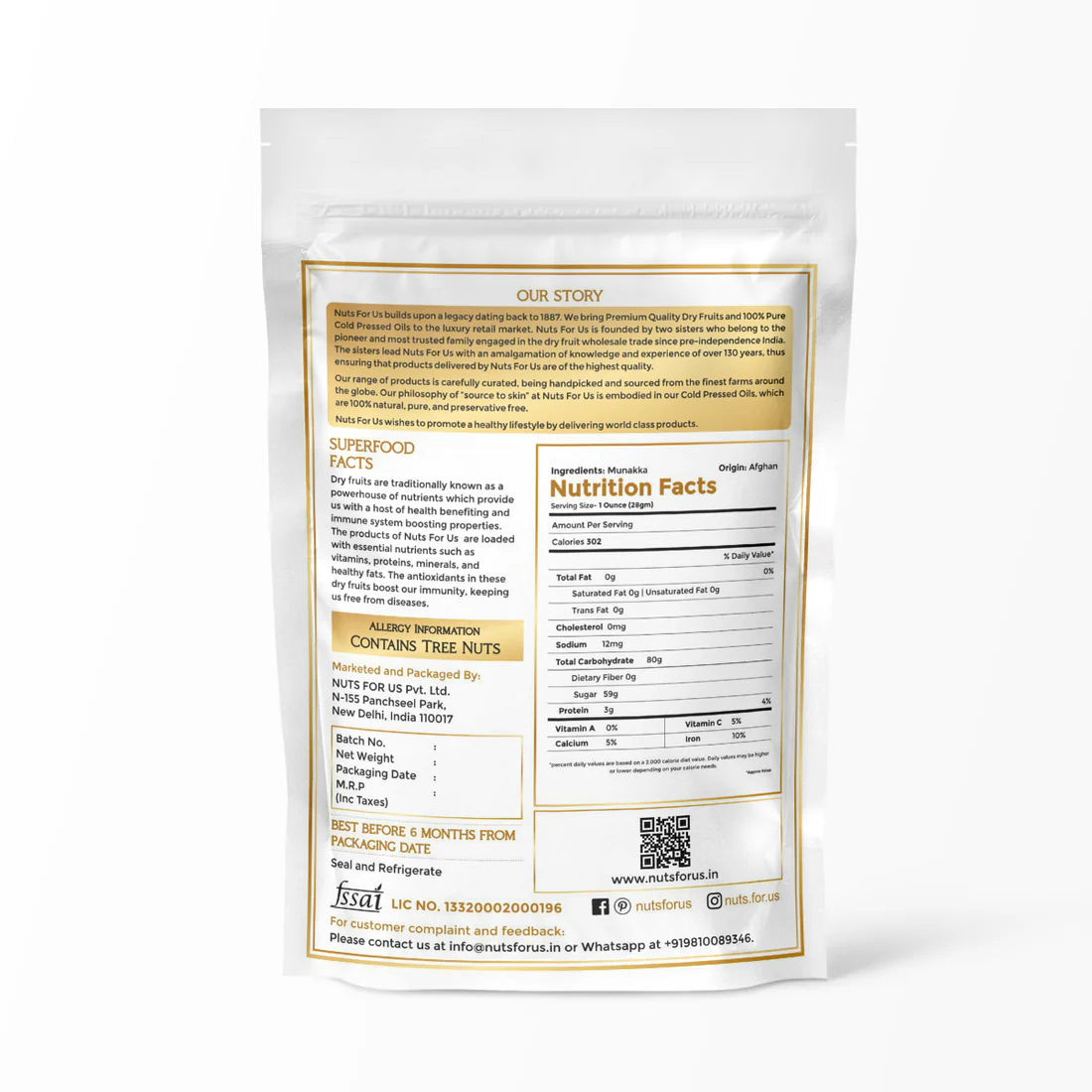 Nuts for us Afghani Munakka