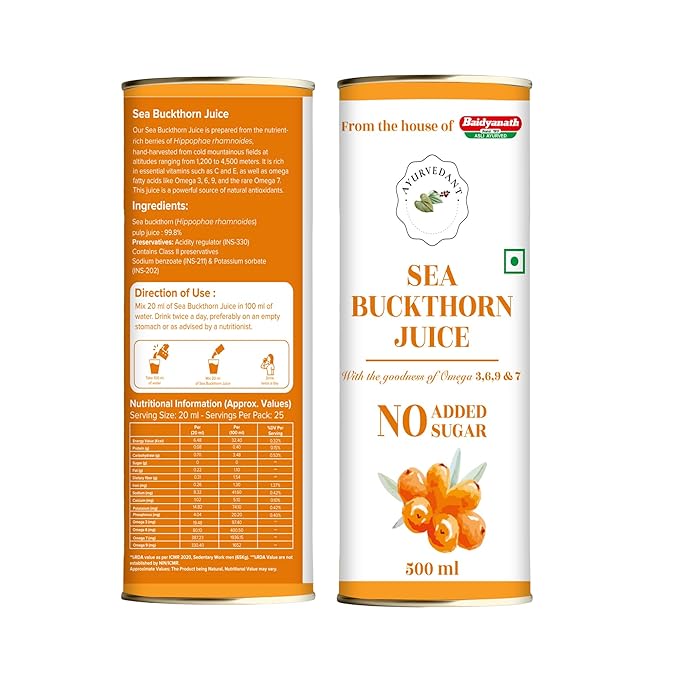 Baidyanath Himalayan Sea Buckthorn Juice, 500ml