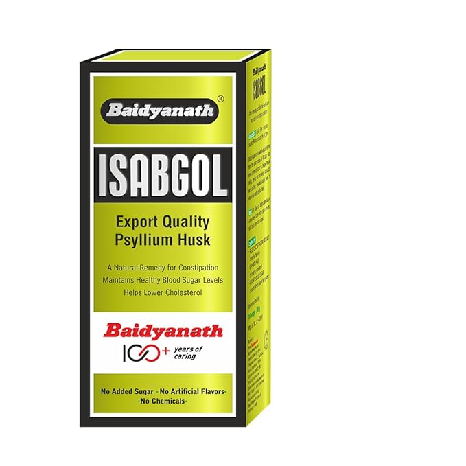 Baidyanath Isabgol packaging on a white background