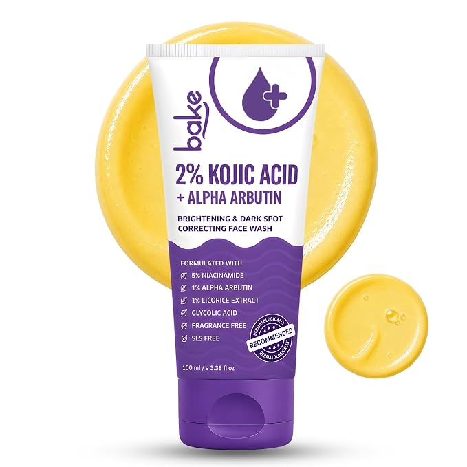 Bake 2% Kojic Acid Face Wash With Alpha Arbutin