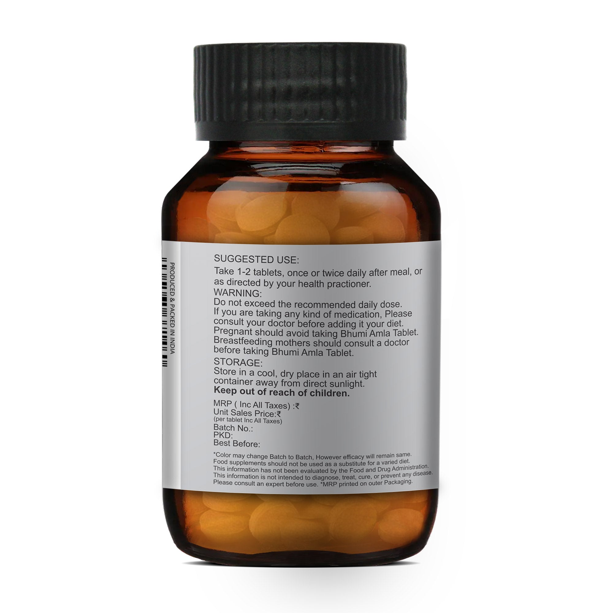 Merlion Naturals Bhumi Amla 500mg Tablets