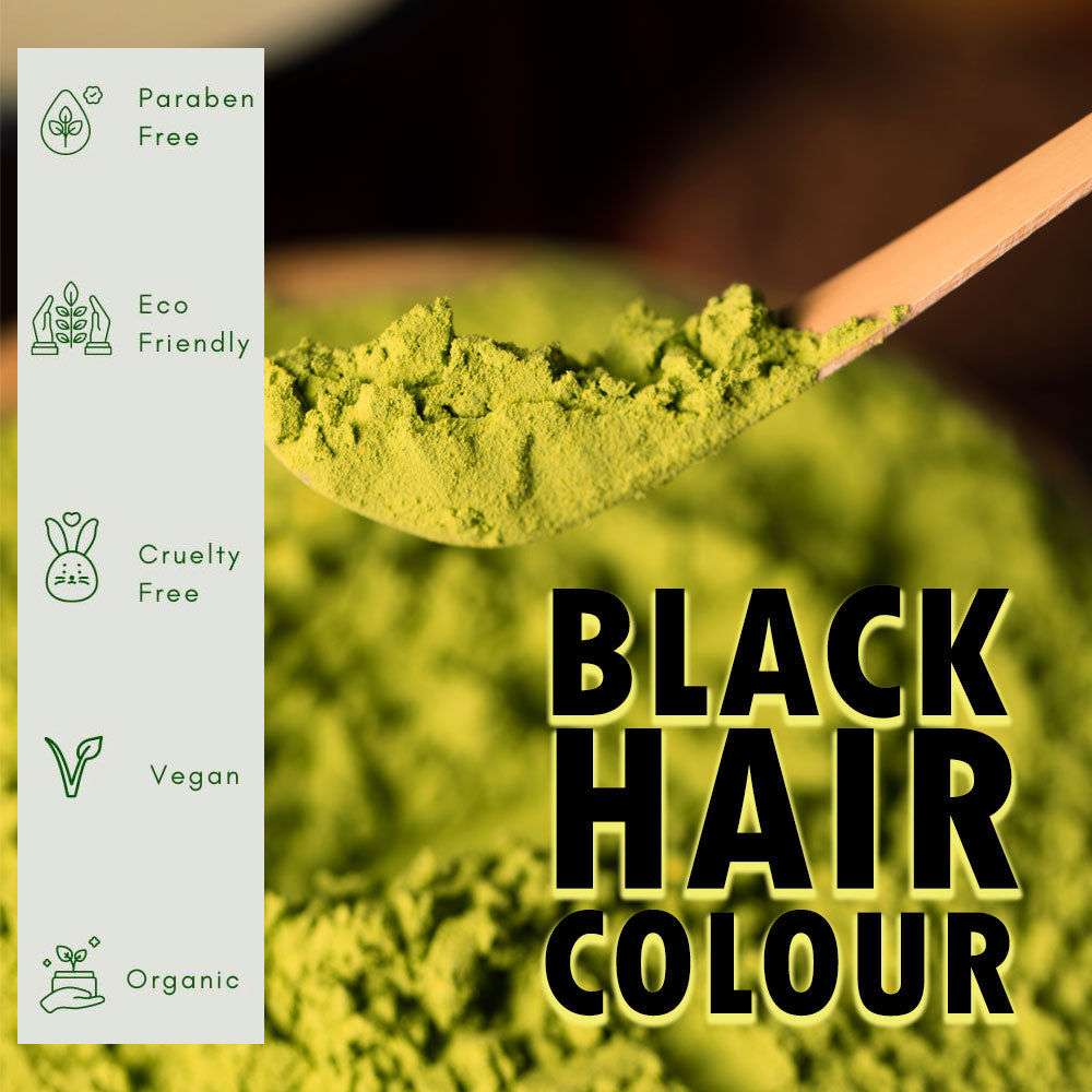 Samisha Black Hair Colour Powder – Original & Organic Natural Black
