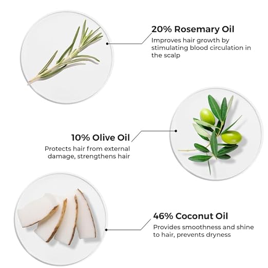 Brillare 20% Rosemary Oil Shots For Rapid Hair Growth 8 bottles