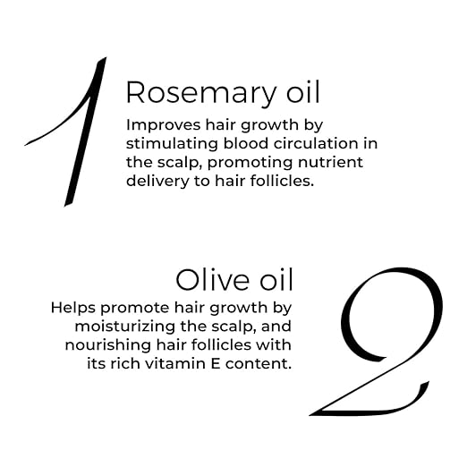 Brillare 10% Rosemary Hair Oil for Hair Growth with 10% Olive Oil & 5% Castor oil | Reduces Hair Fall