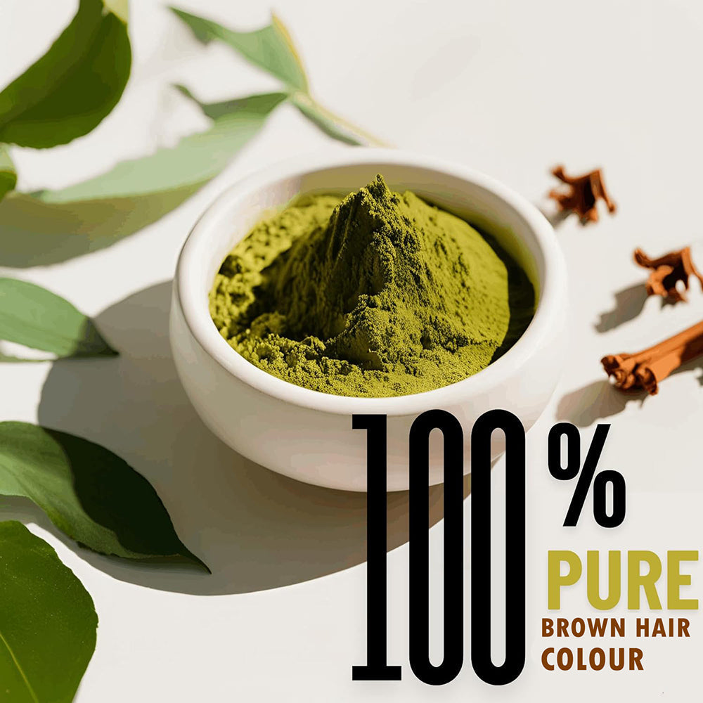 Samisha Brown Hair Colour Powder – Original & Organic Natural Brown
