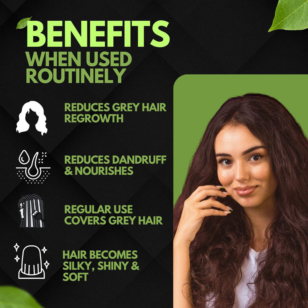 Samisha Brown Hair Colour Powder – Original & Organic Natural Brown