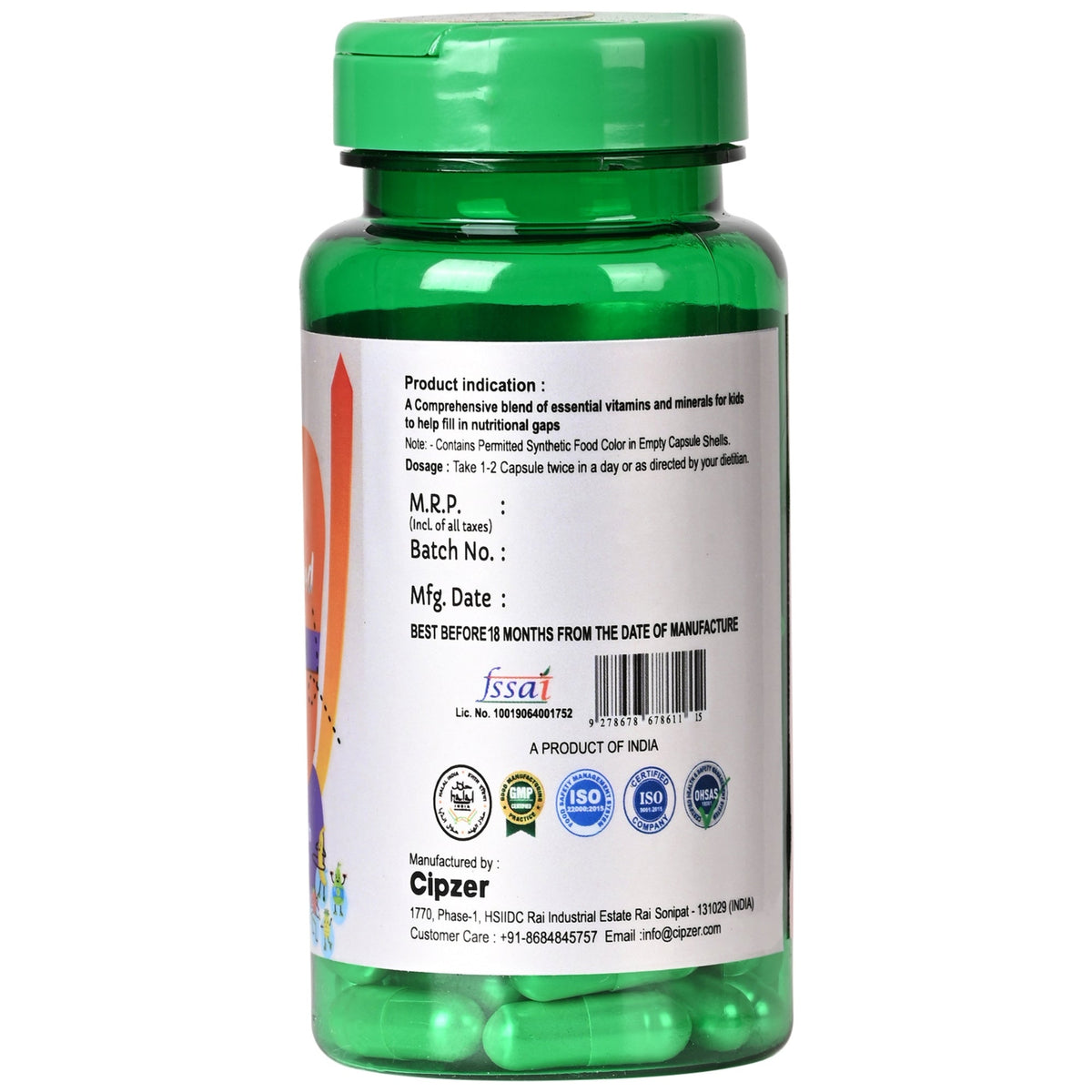 Cipzer Kids Advanced Food Capsules