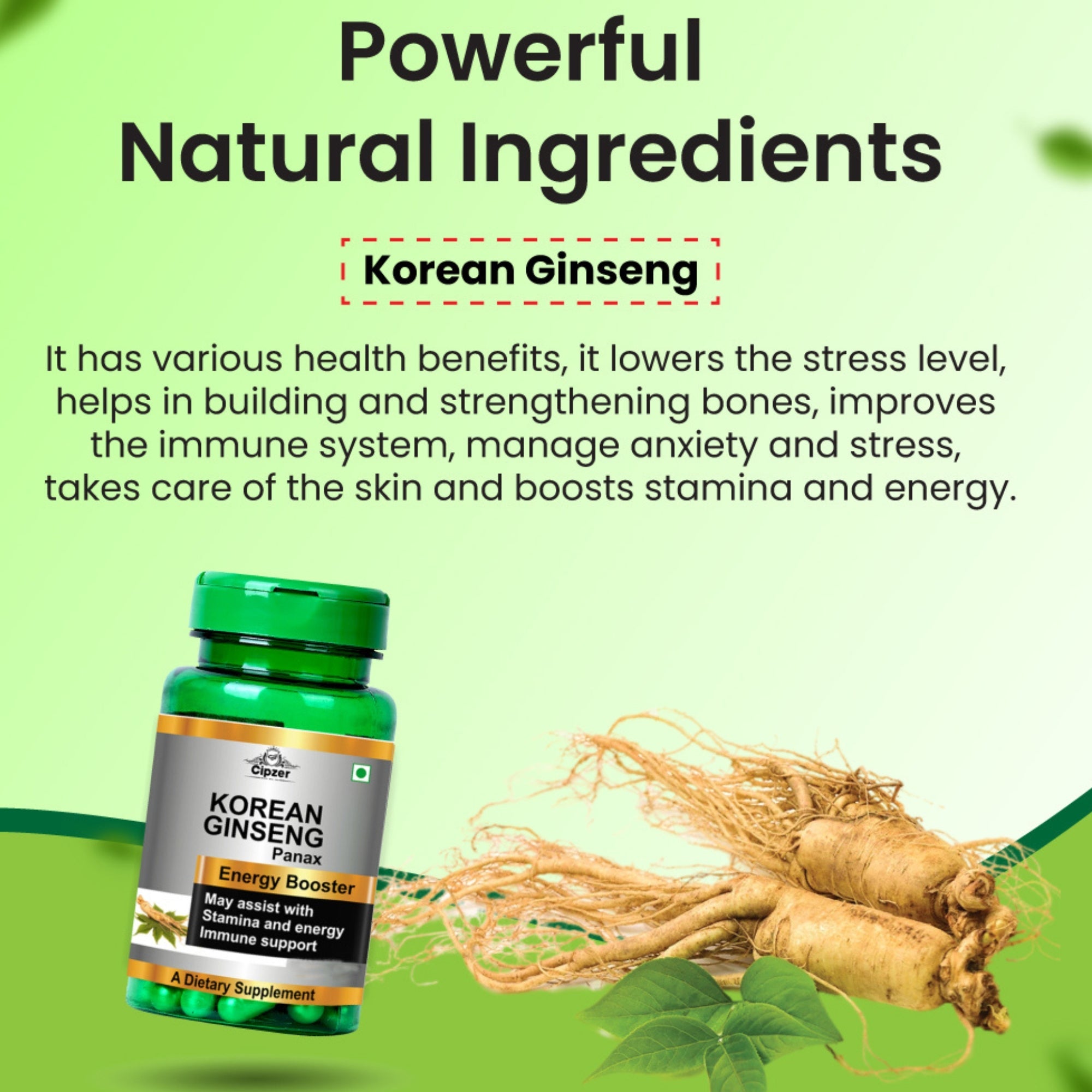 Cipzer Korean Ginseng Capsules