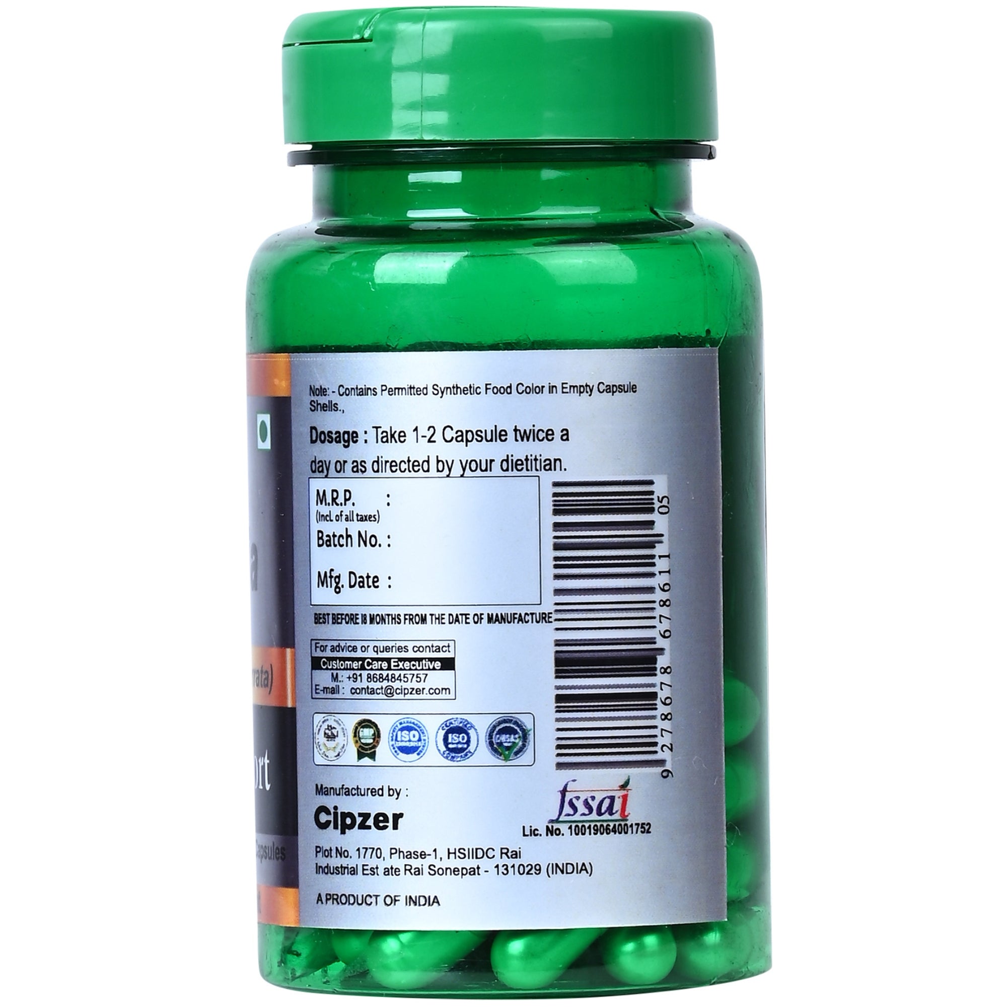 Cipzer Oxygain Q-10 Softgel Capsules