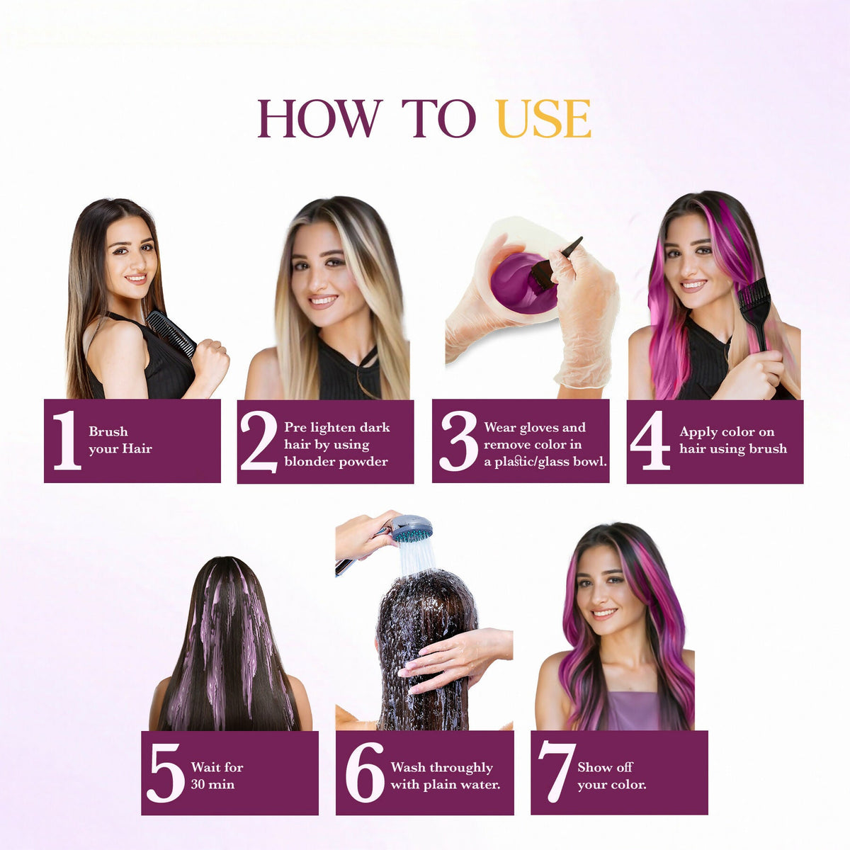 Cosglam Semi Permanent Hair Color for Women & Men (