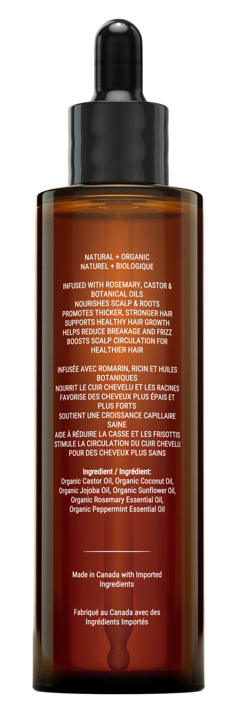 Canadian Grace Rosemary + Castor Hair Oil - The Ultimate Root Revival