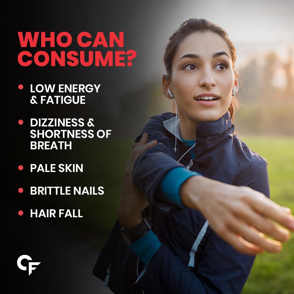 Carbamide Forte Chelated Iron and Folic Acid Supplement for Women 100 tablets