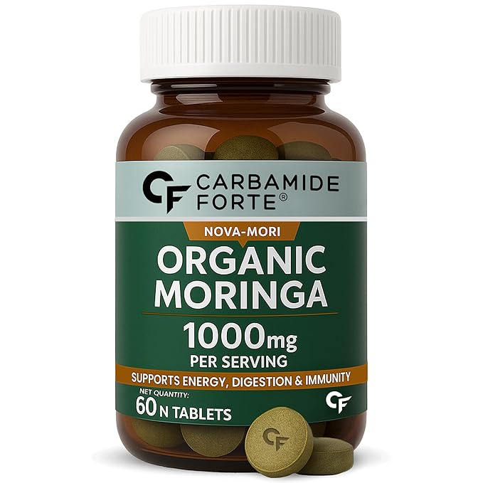 Carbamide Forte Organic Moringa Tablet with 1000mg Leaves Extract