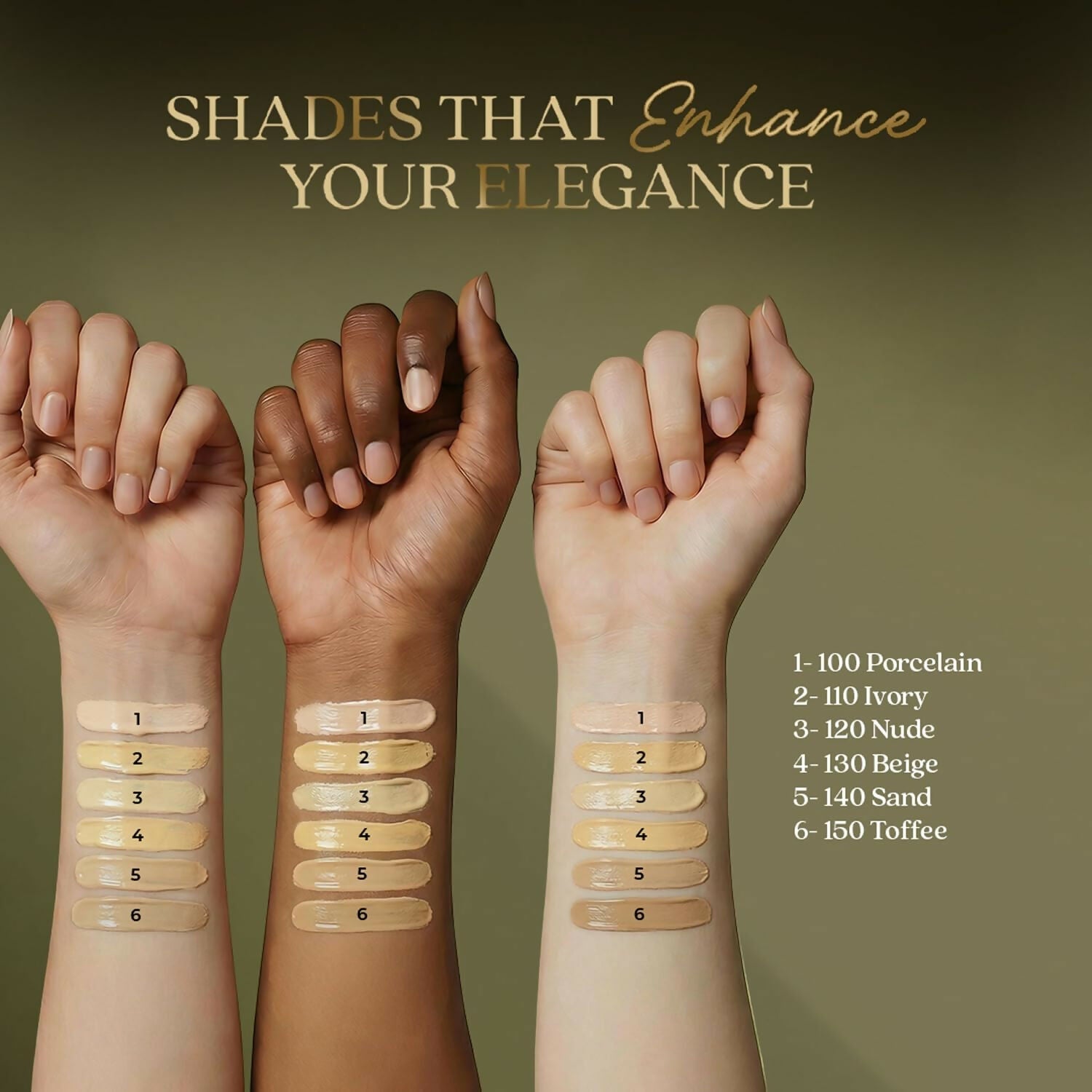 Just Herbs Luxe Radiant Silk Skin Tint Luxury Makeup (130 Beige)