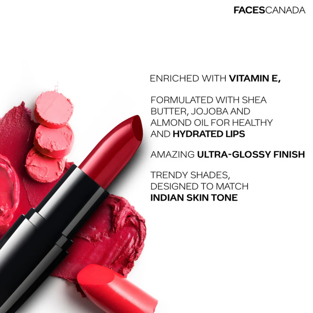 Faces Canada Creme Finish Lipstick - Lady In Red 11