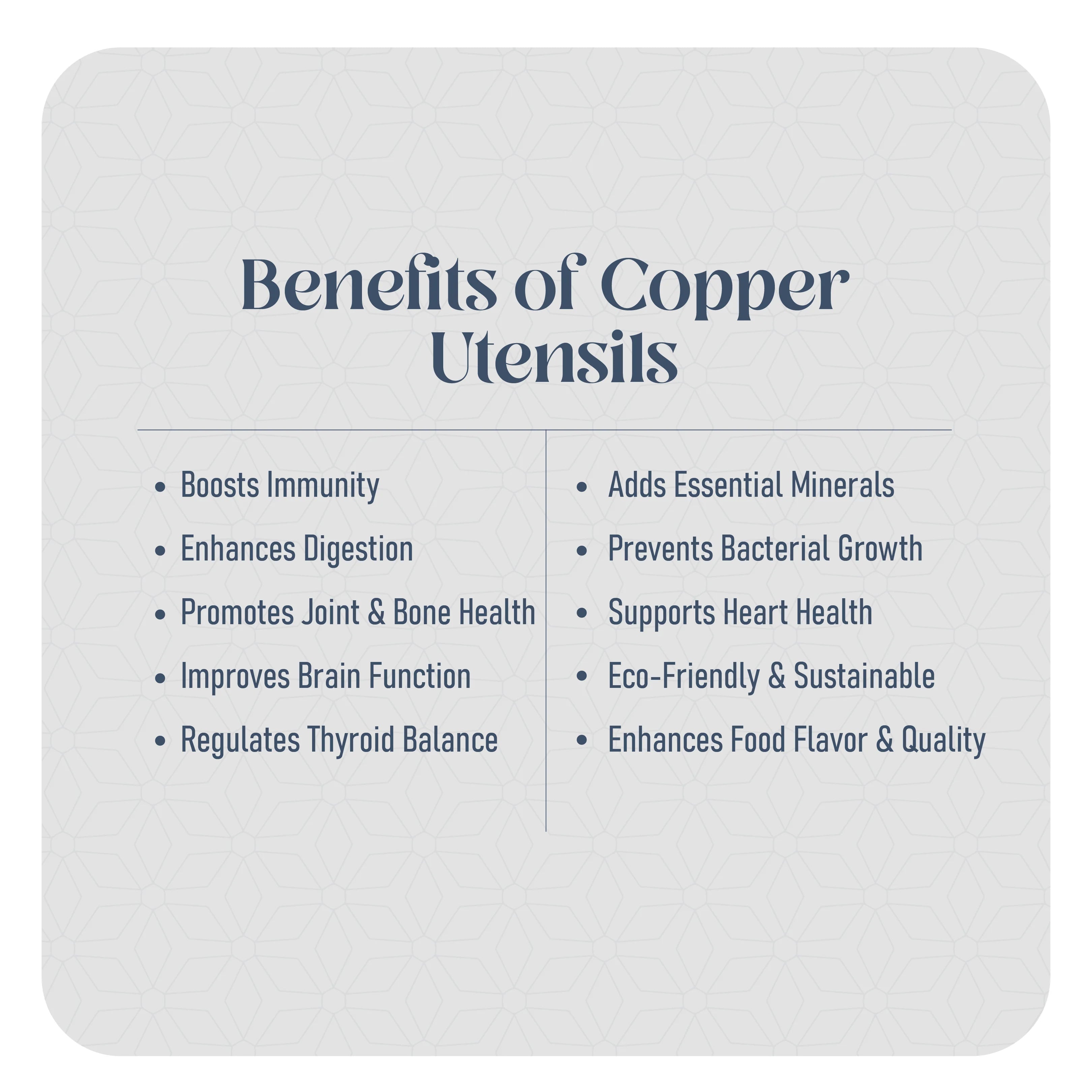 Health Smith Pure Copper Multipurpose Container | Copper Utensils for Kitchen