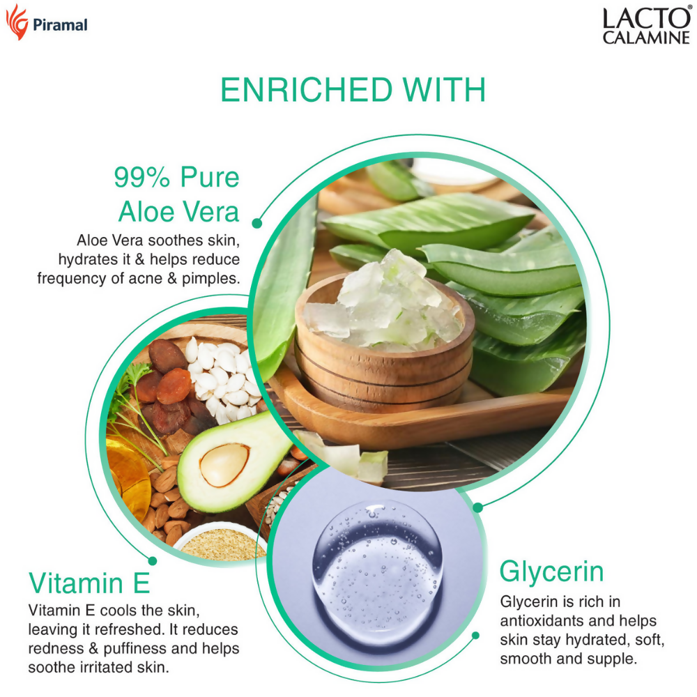 Lacto Calamine Aloe Vera Gel Face Moisturizer