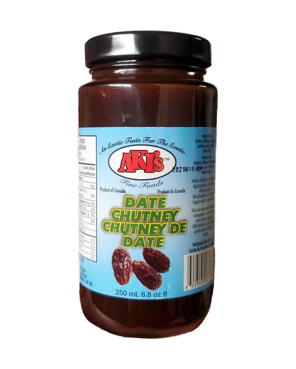 Aki's Date Chutney 250ml