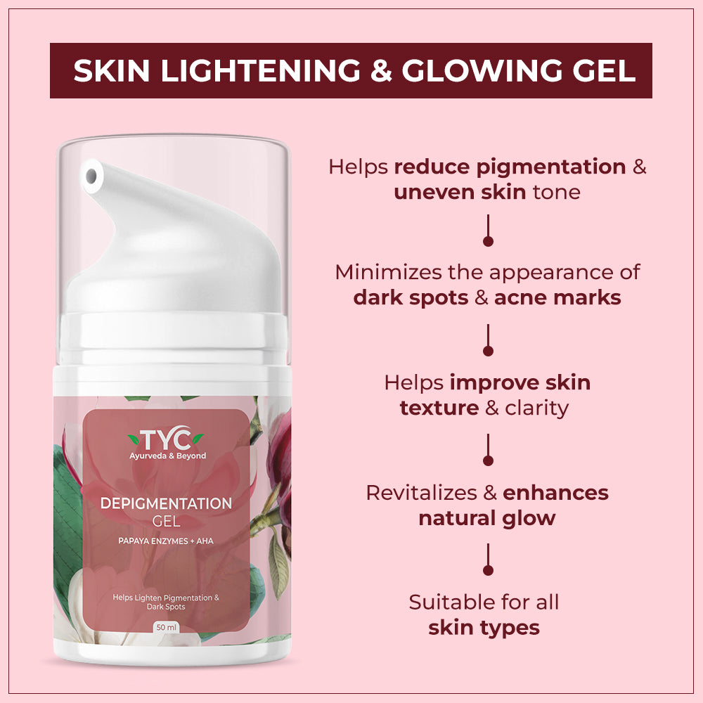 TYC Depigmentation Gel with 4% AHA For Men and Women