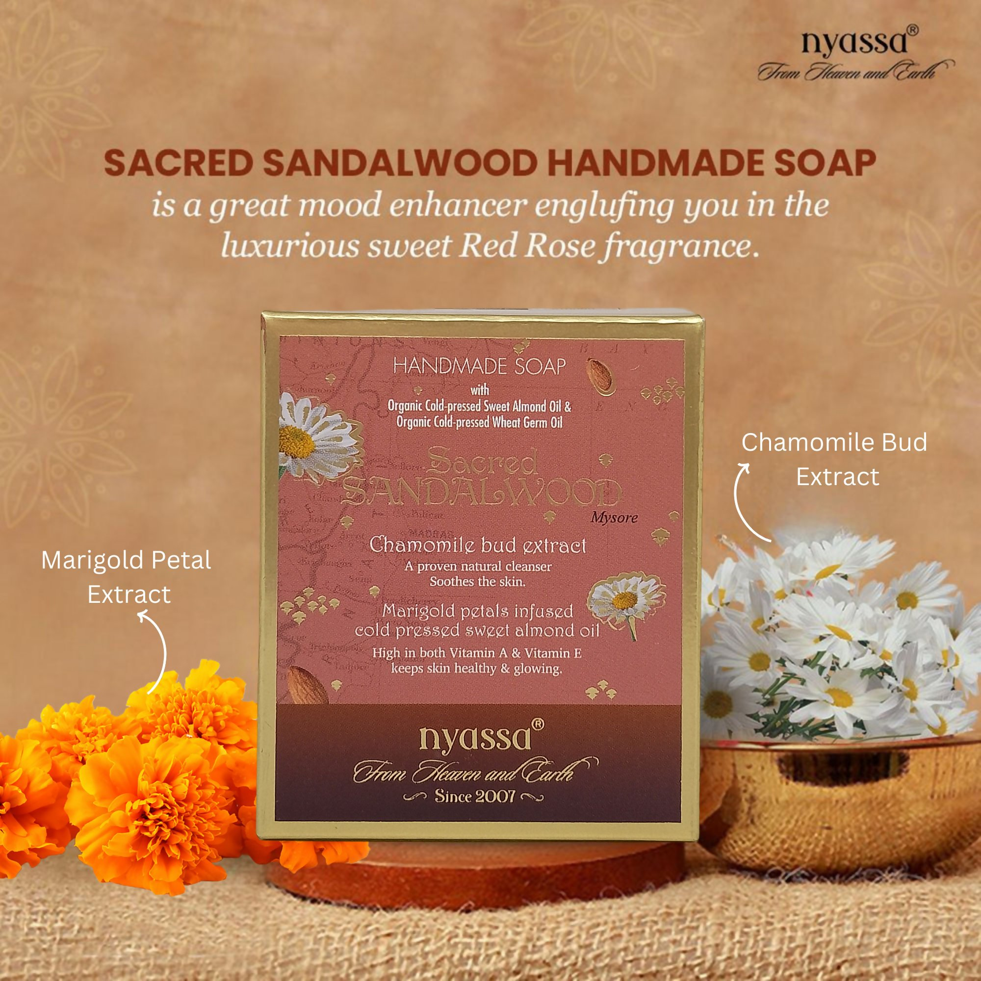 Nyassa Sacred Sandalwood Handmade Soap