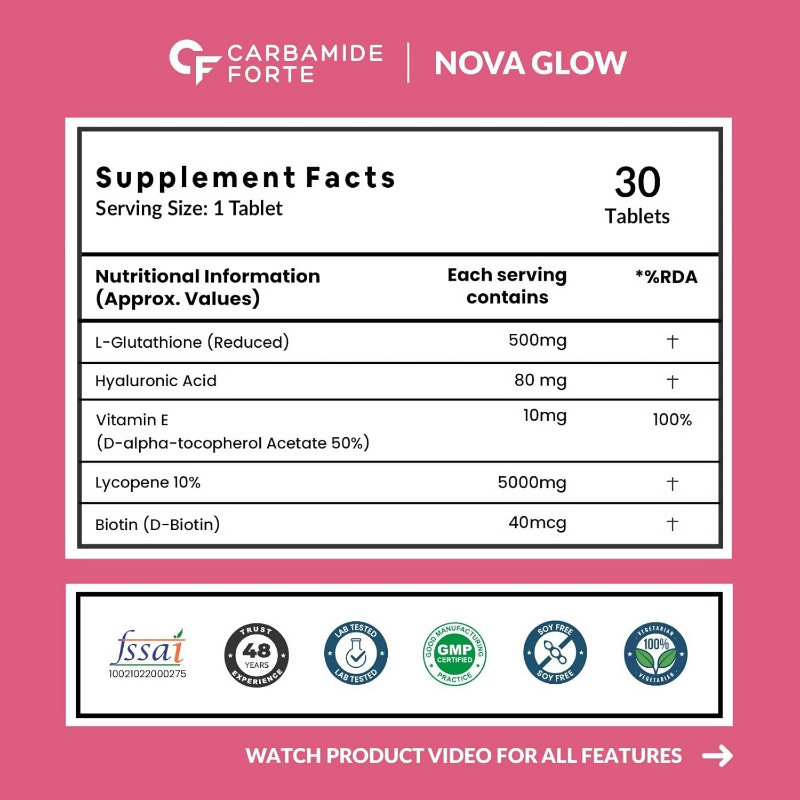 Carbamide Forte L-Glutathione Reduced+ Tablets