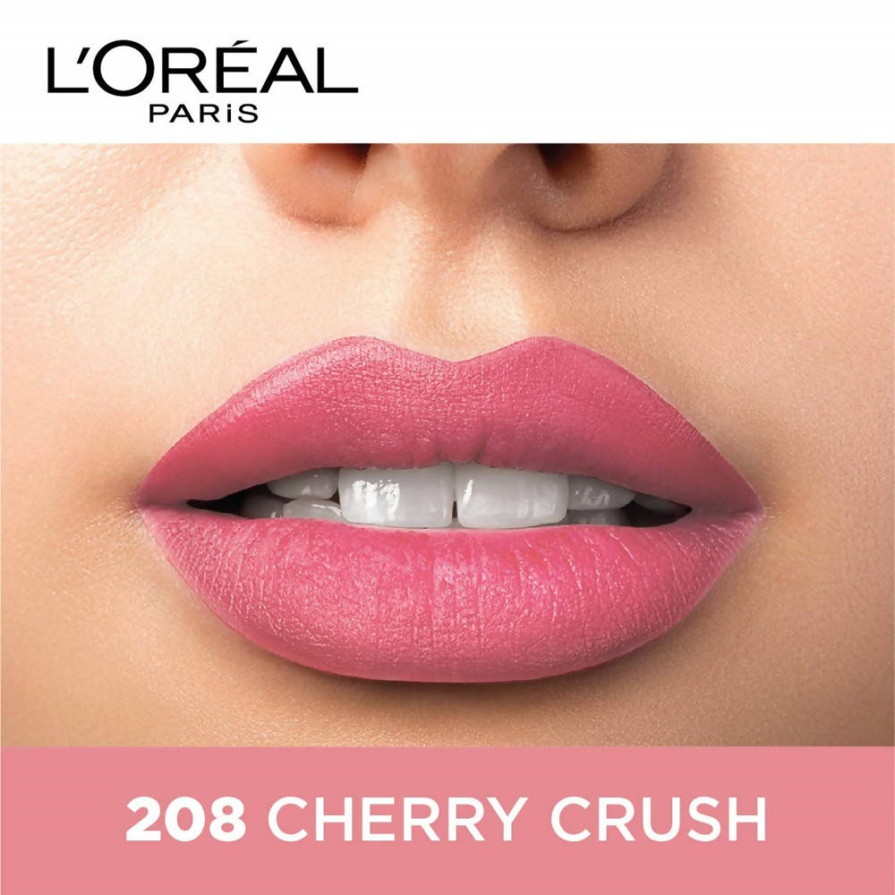 L'Oreal Paris Color Riche Moist Matte Lipstick - 208 Cherry Crush