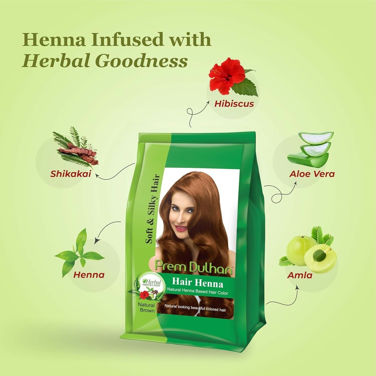 Prem Dulhan Hair Henna Natural Henna Based Hair Color