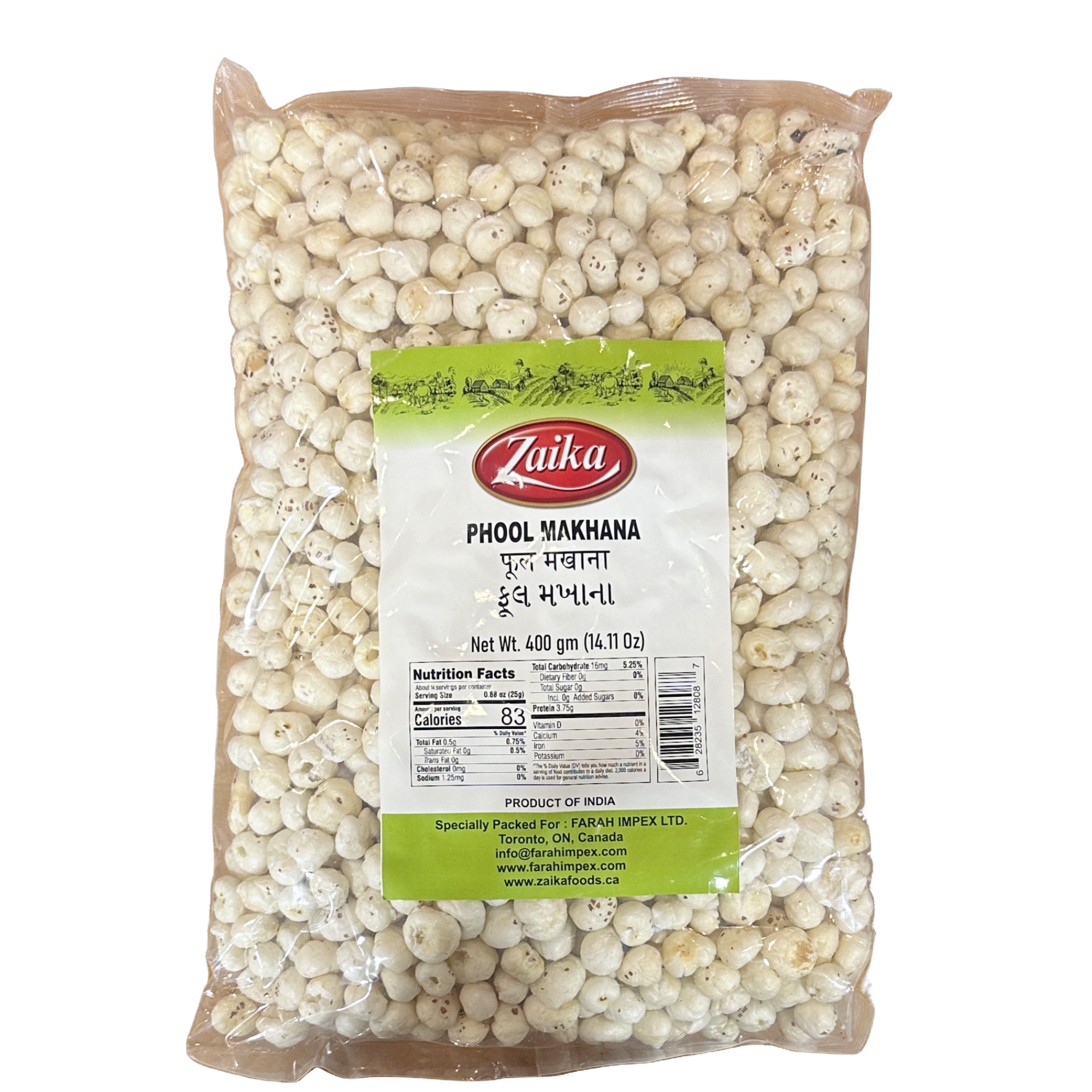 Zaika Phool Makhana (Fox Nut) 400gm