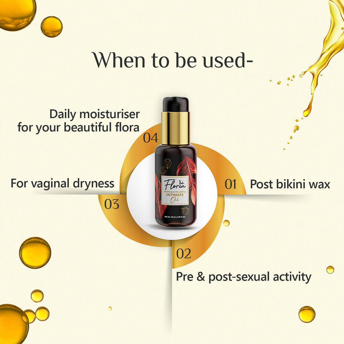 Floren Intimate Hygiene Wash & Intimate Oil for Women