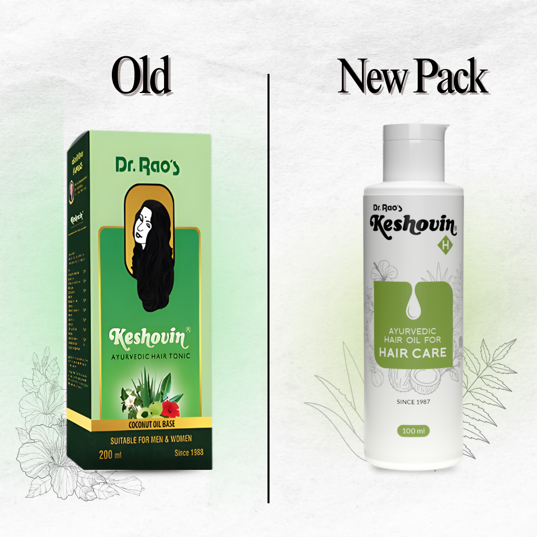 Dr. Rao's Keshovin -H Ayurvedic Hair Growth Oil