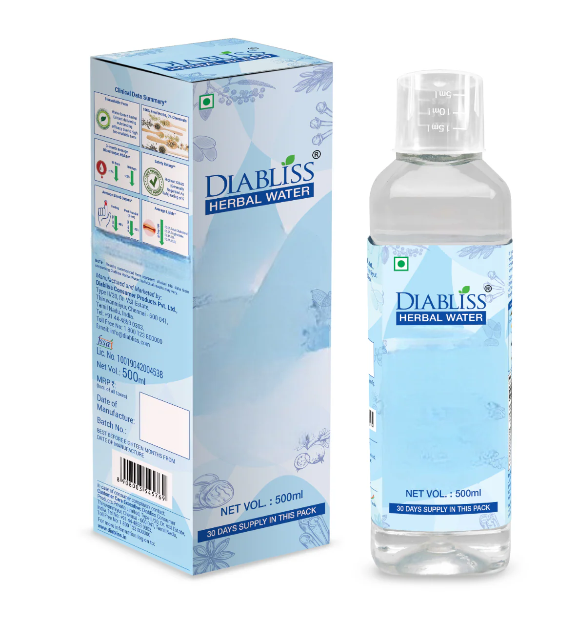 Diabliss Herbal Water