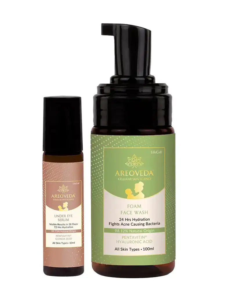 AreoVeda Face Wash and Eye Serum Duo