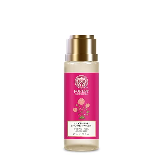 Forest Essentials Silkening Shower Wash Indian Rose Absolute