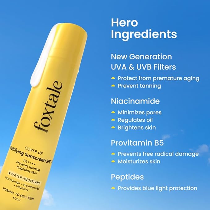 Foxtale SPF 70 Gel-Cream Sunscreen for Oily Skin