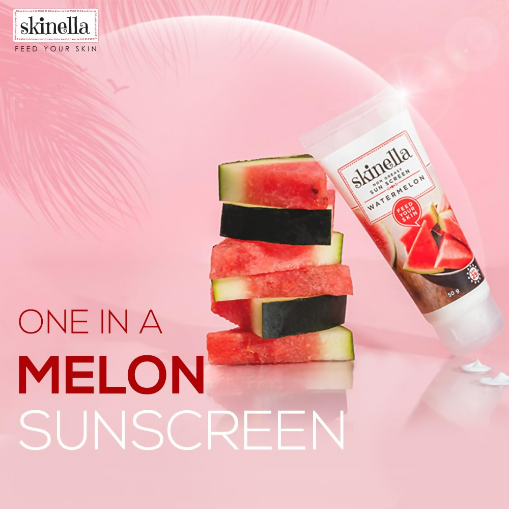 Skinella Sun Screen - Non Greasy Watermelon (Spf 25+) Vitamin C