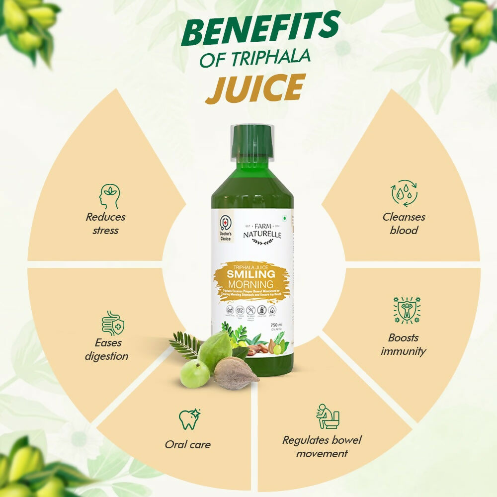 Farm Naturelle Triphala Juice - Herbal Digestive Tonic