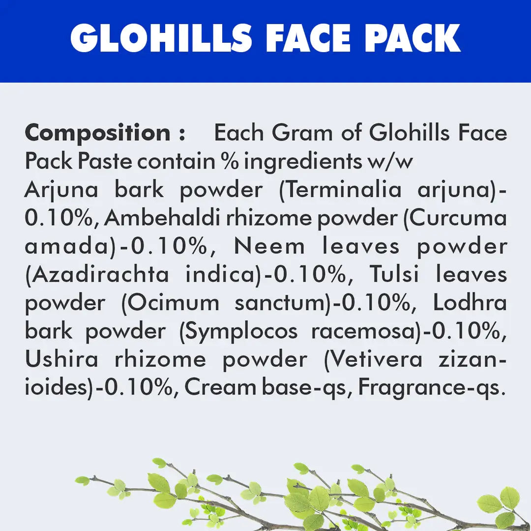 Herbal Hills Glohills Face Pack