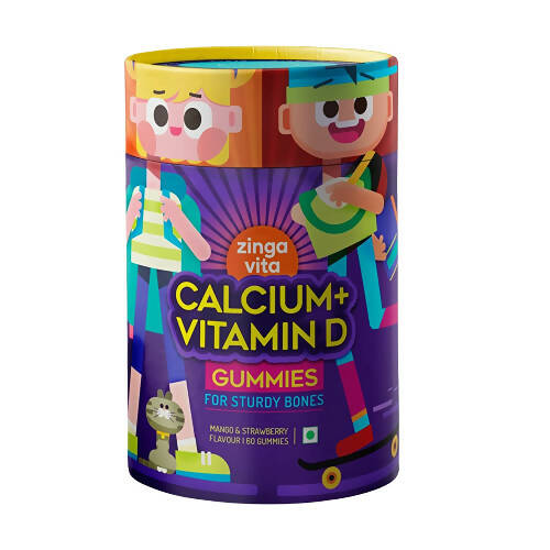 Zingavita Calcium+ Vitamin D Gummies for Kids