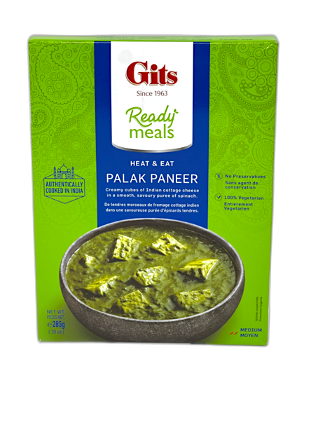 Gits Ready Meal Palak Paneer 285gm