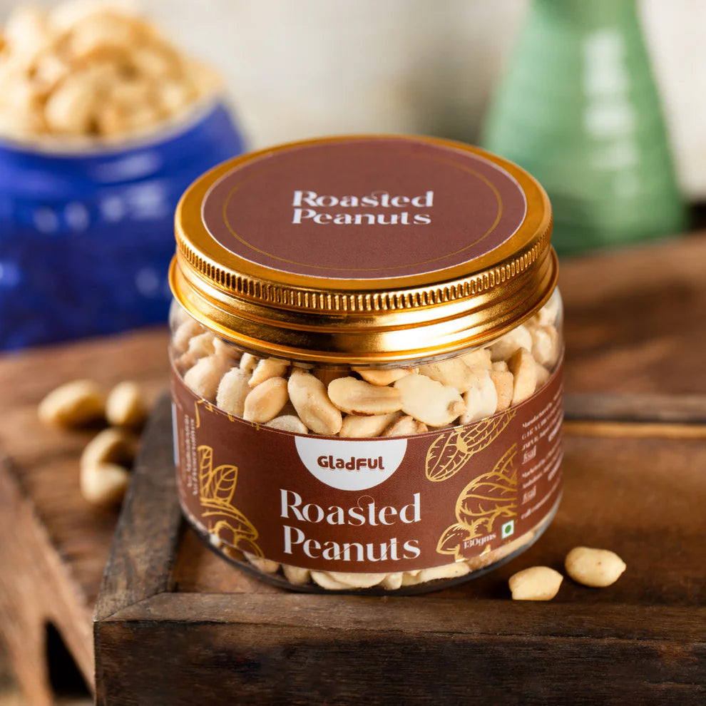 Gladful Roasted Salted Peanut Jar
