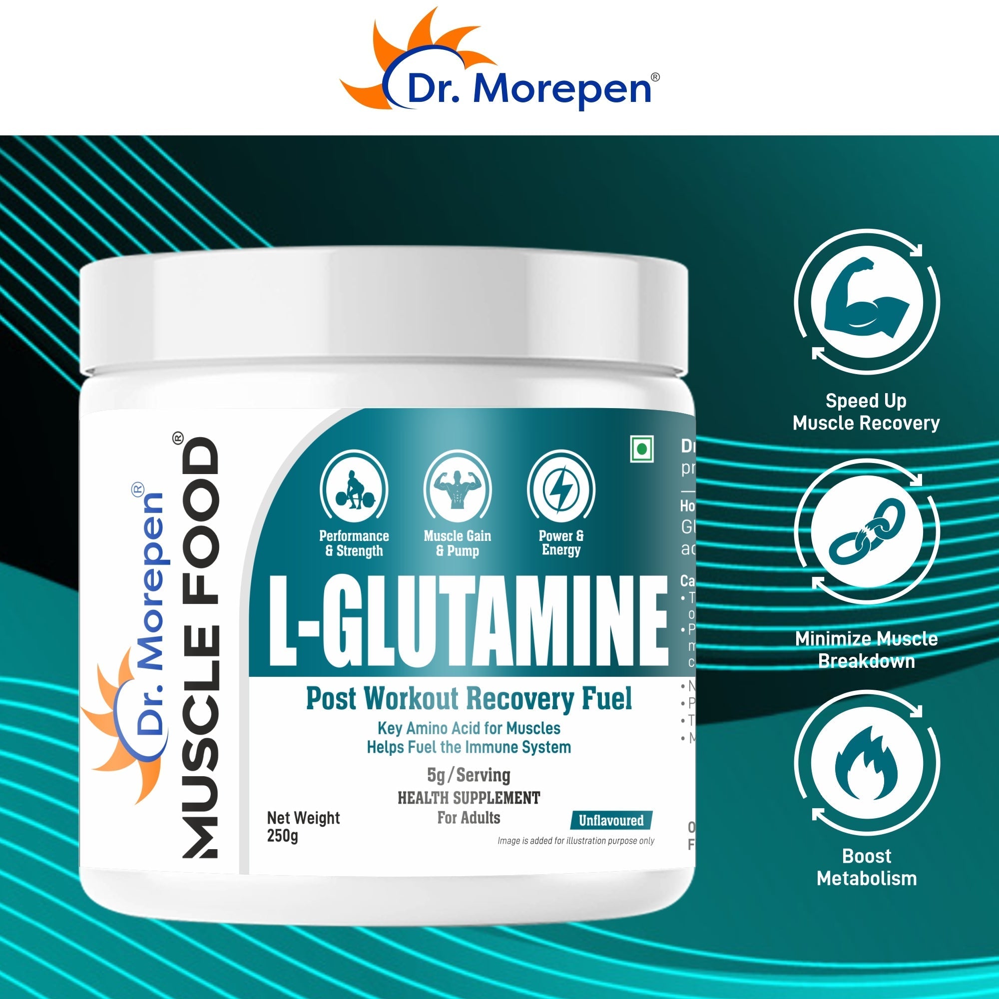 Dr Morpen Dr.Morepen L-Glutamine