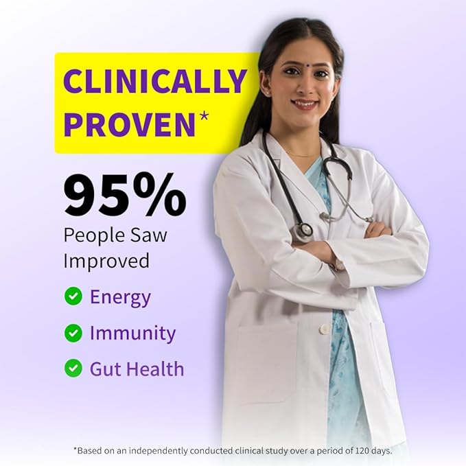 Good Monk Multivitamin for Kids, Men & Women | Proven to Improve Energy, Immunity, Gut Health | With Probiotics, Fibre, Vit B12, C, D, Iron, Zinc | Add To Food - No Taste Change