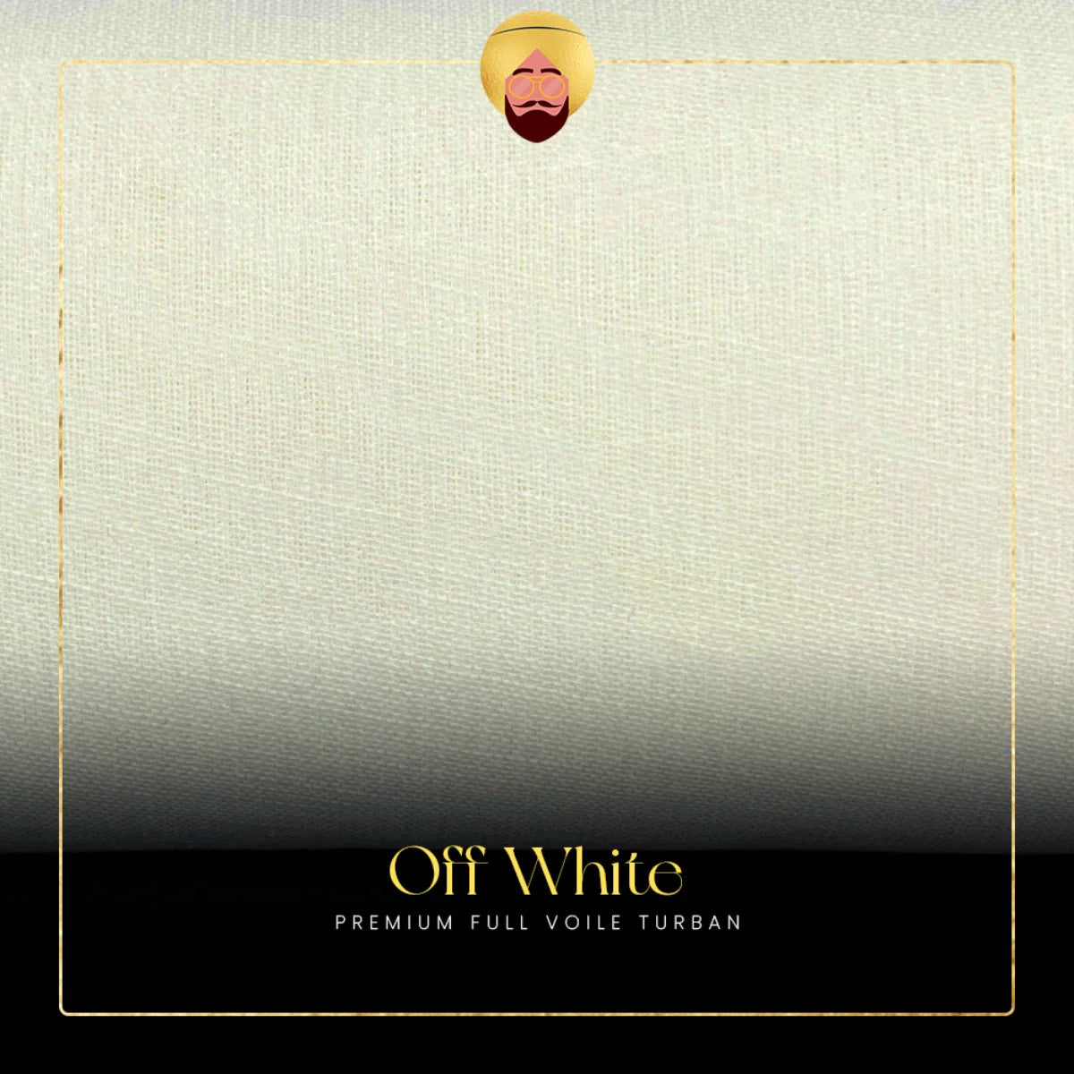Off White | Premium Full Voile Turban
