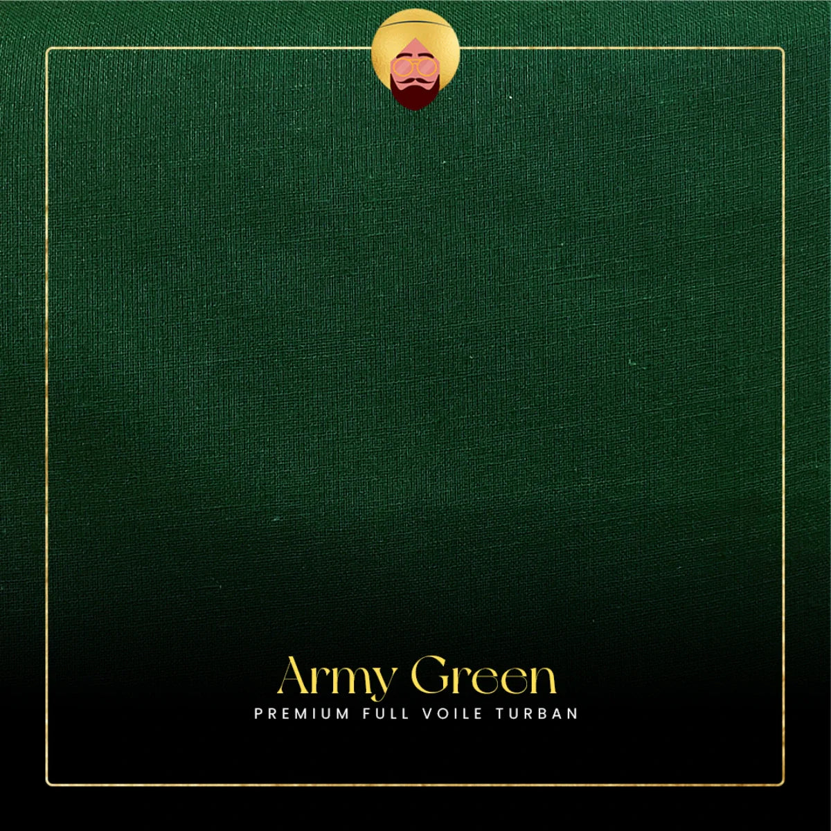 Army Green | Premium Full Voile Turban