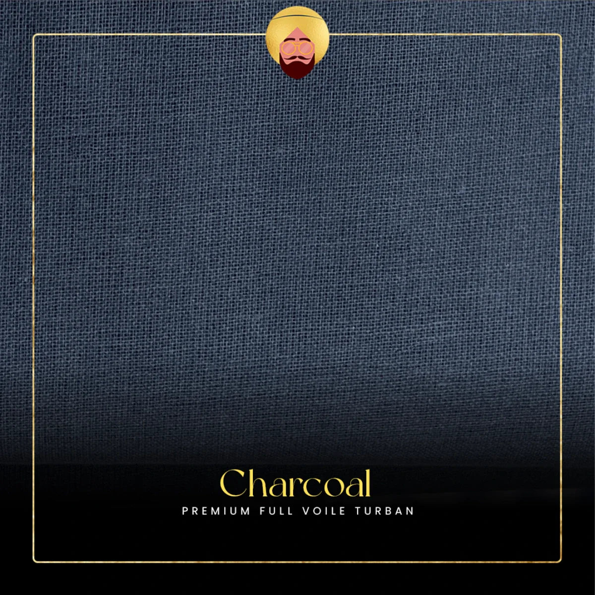Charcoal | Premium Full Voile Turban