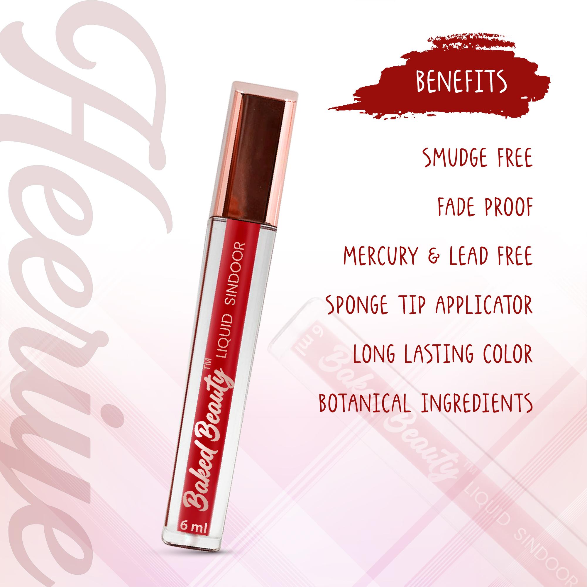 Baked Beauty Liquid Sindoor - Red