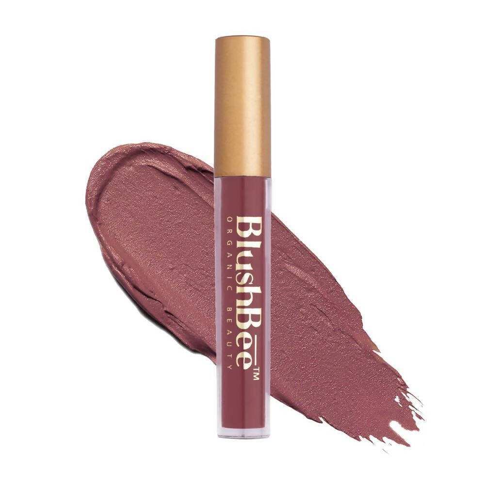 BlushBee Organic Beauty Lip Nourishing Liquid Lipstick - Touch Of Mauve