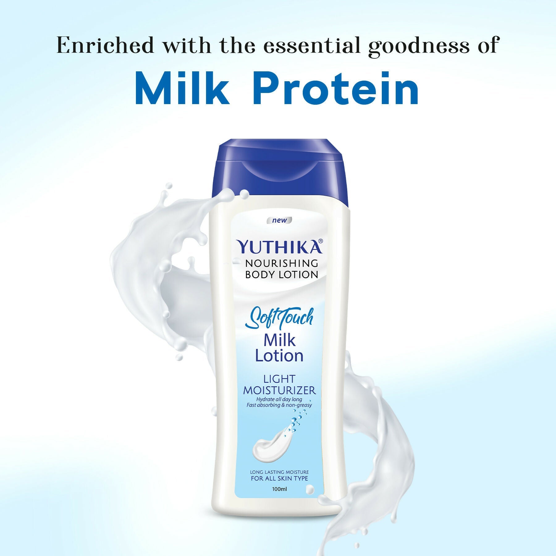 Yuthika Soft Touch Milk Body Lotion For Women & Men