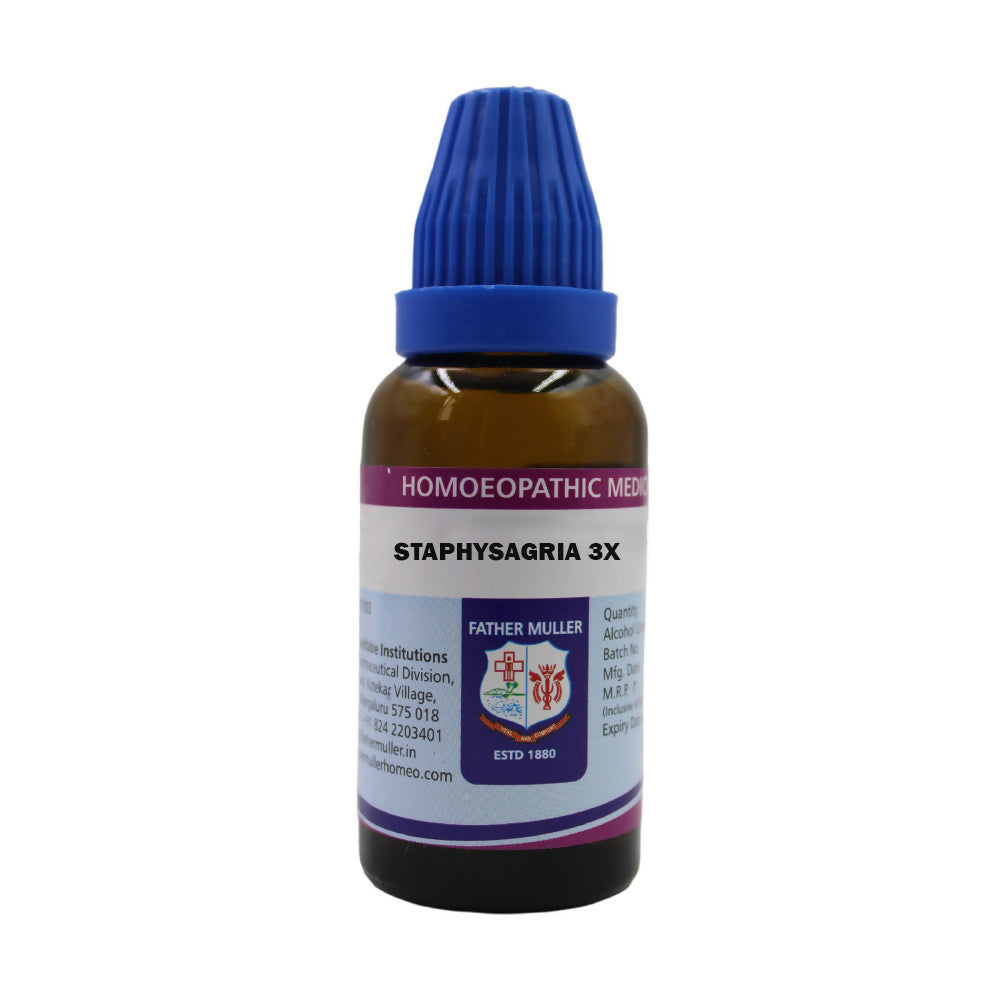Father Muller Staphysagria Dilution